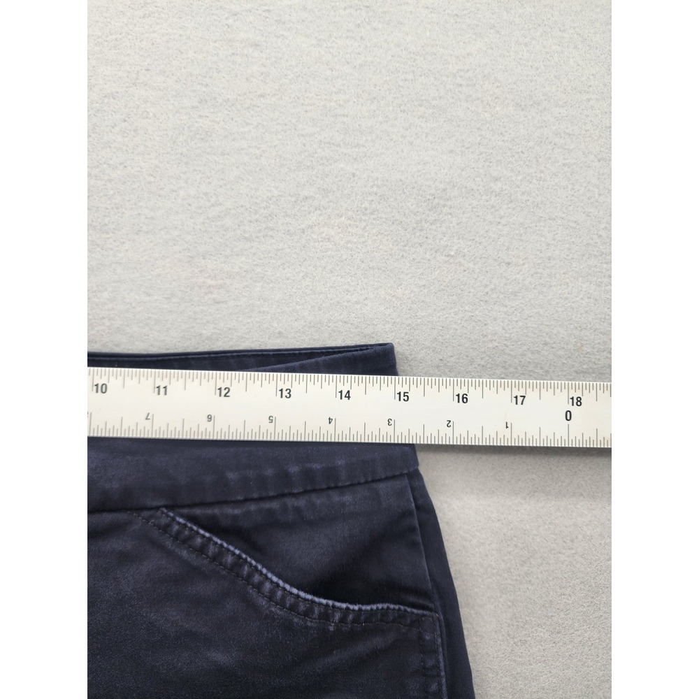 Calvin Klein Navy Blue Chino Shorts Womens Size 4 Casual Summer Classic Preppy - Picture 9 of 11